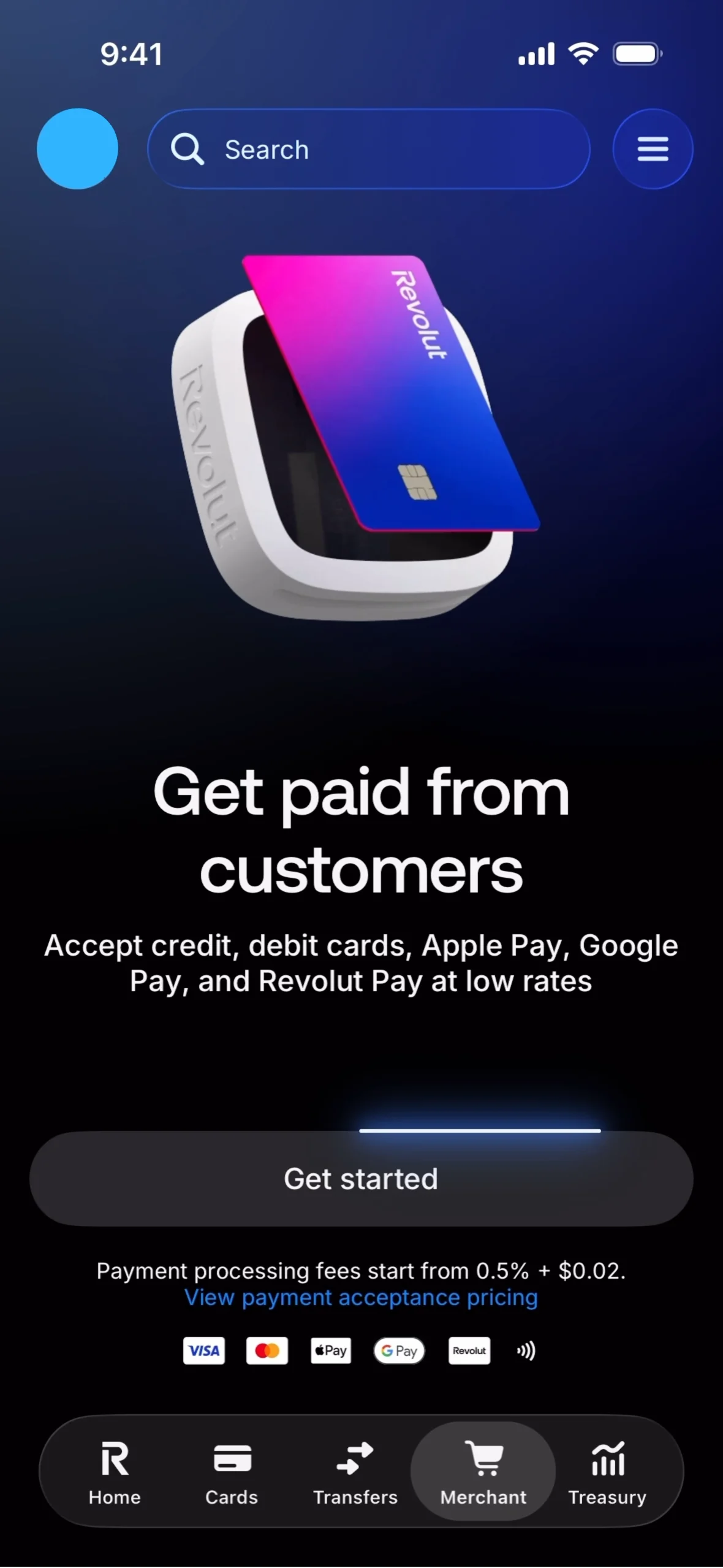 Get paid from customers